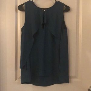 Banana Republic Green Sleeveless Blouse
